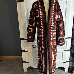 SAACHI Multicolor Crochet Cardigan